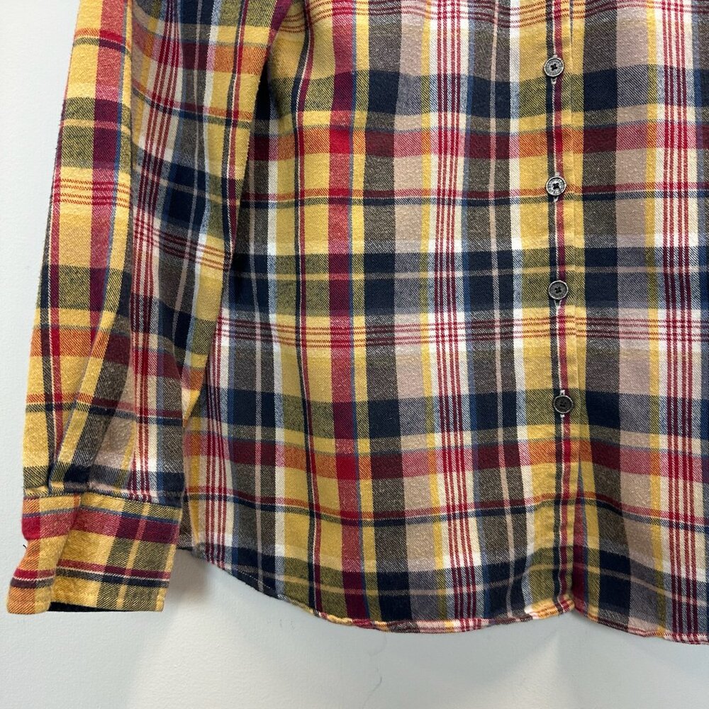 Barbour Plaid Flannel Button Up Shirt Slim Fit - Picture 3 of 15